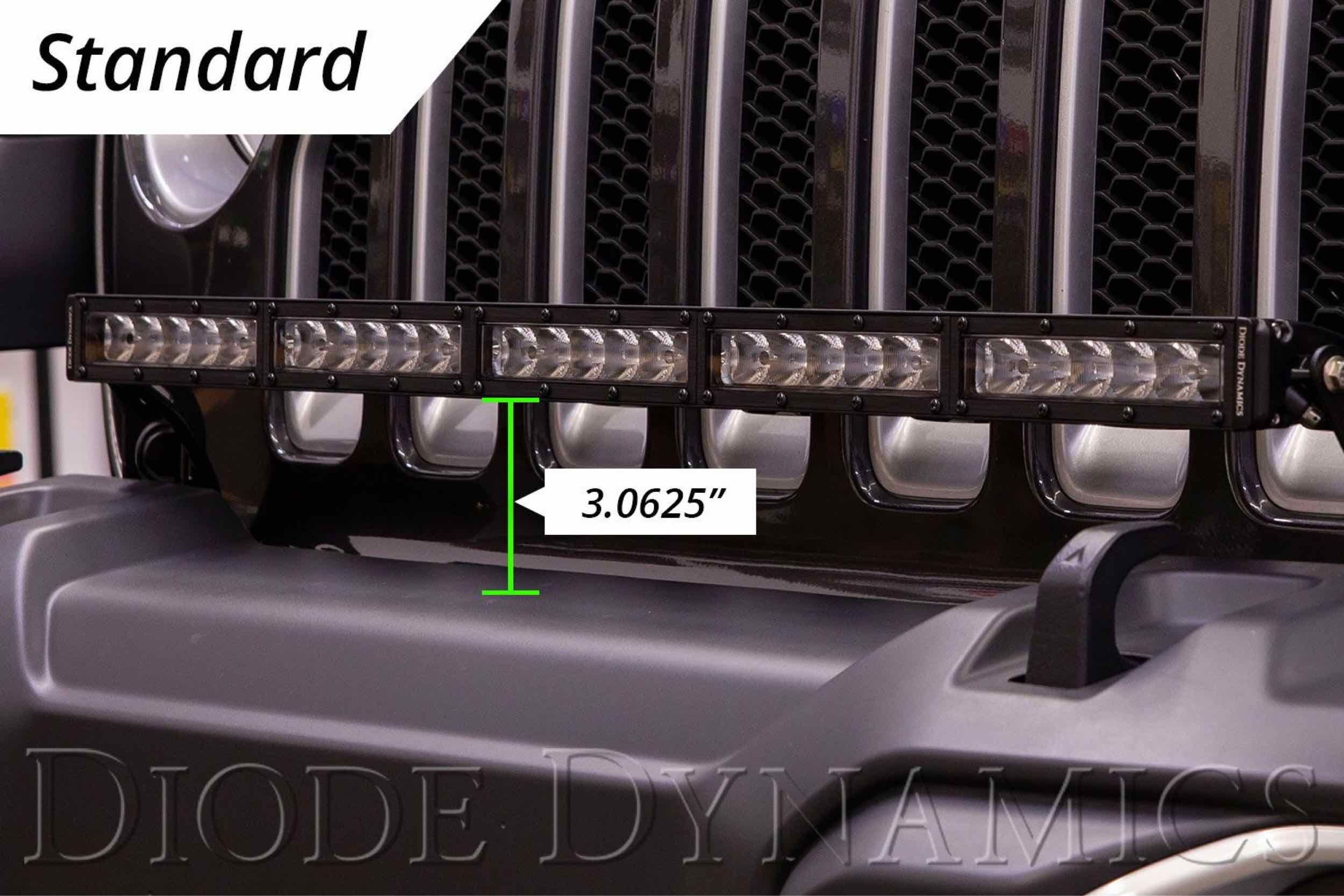 Diode D. Bumper-Mount LED Light Bar Kit: Wrangler JL | TRS DD6077